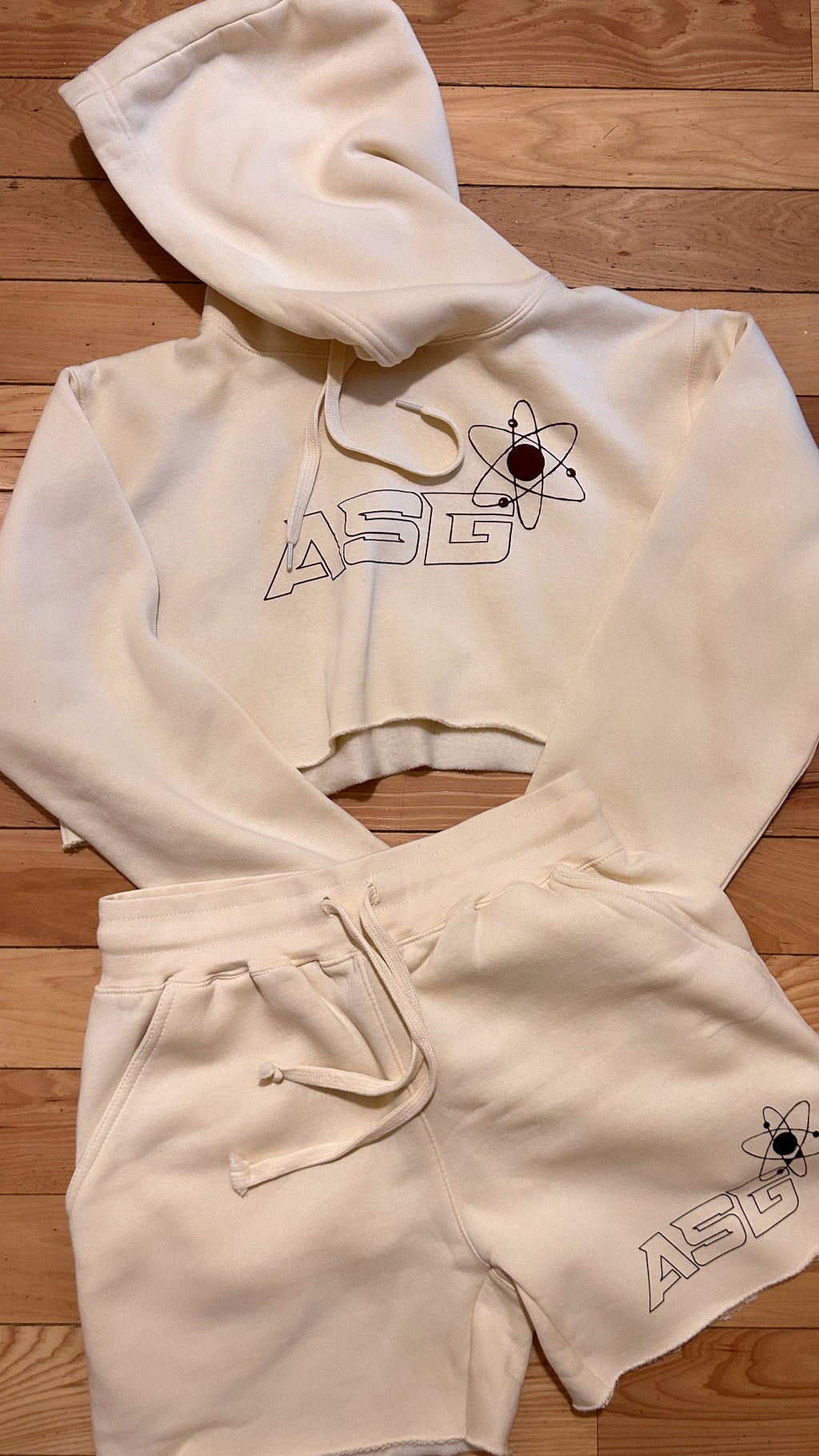 Women’s Crop Hoodie/Short Crop Set