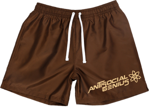 Antisocial Genius Nylon Shorts