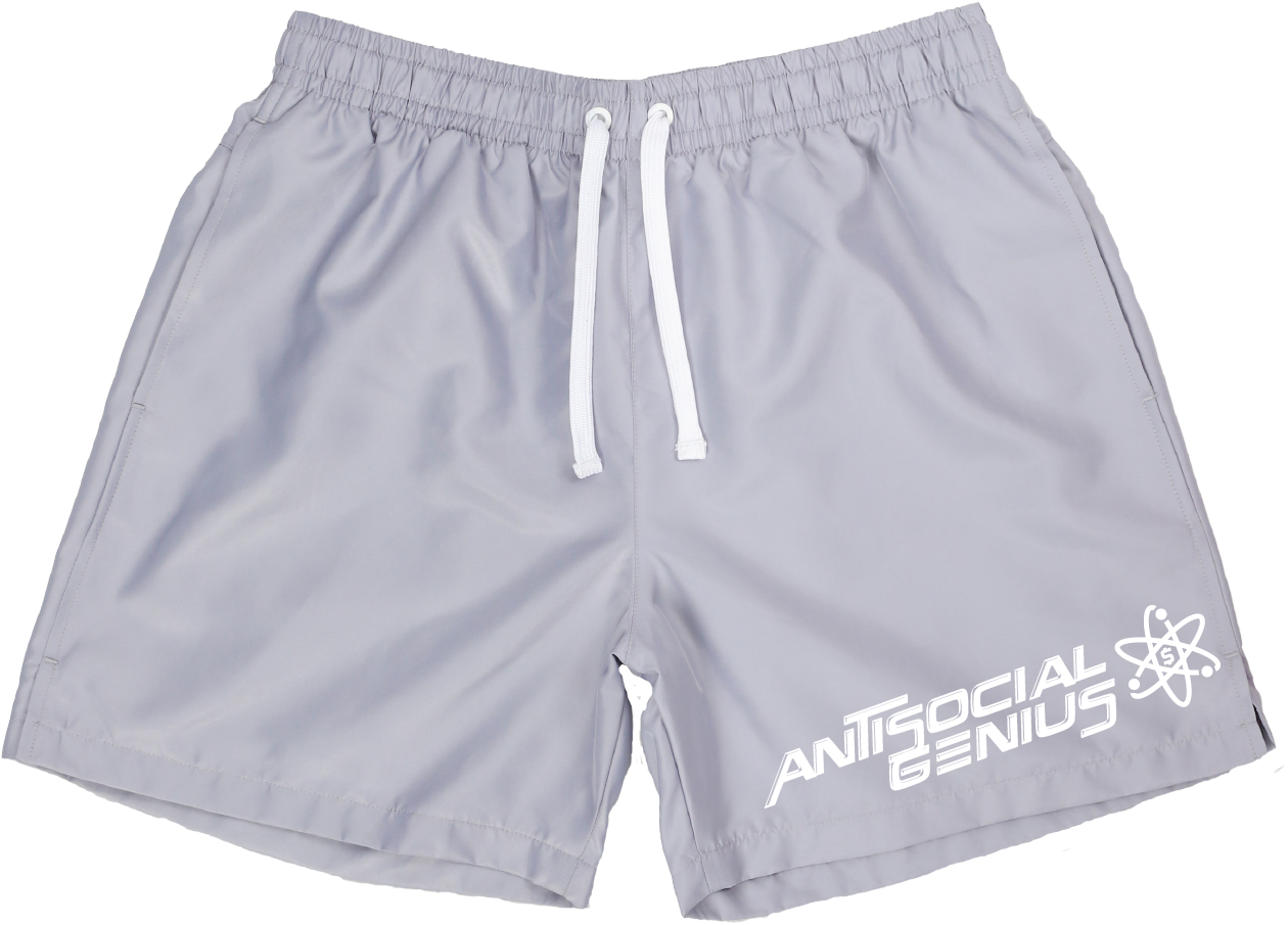 Antisocial Genius Nylon Shorts