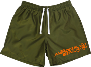 Antisocial Genius Nylon Shorts